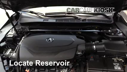 2016 Acura TLX SH-AWD 3.5L V6 Líquido limpiaparabrisas Agregar líquido